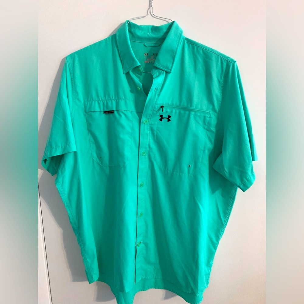 Under Armour Tide runner fishing shirt